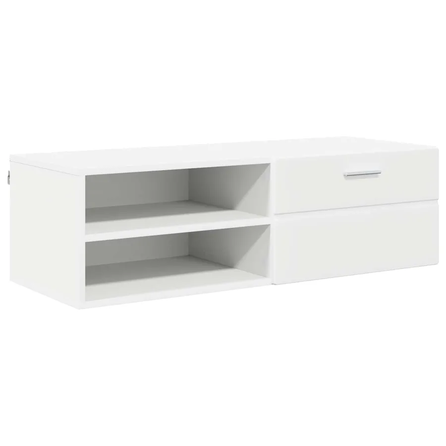 Cabinet en Bois Blanc 100,5 x 39 x 30 cm Bois d'ingénierie - 2