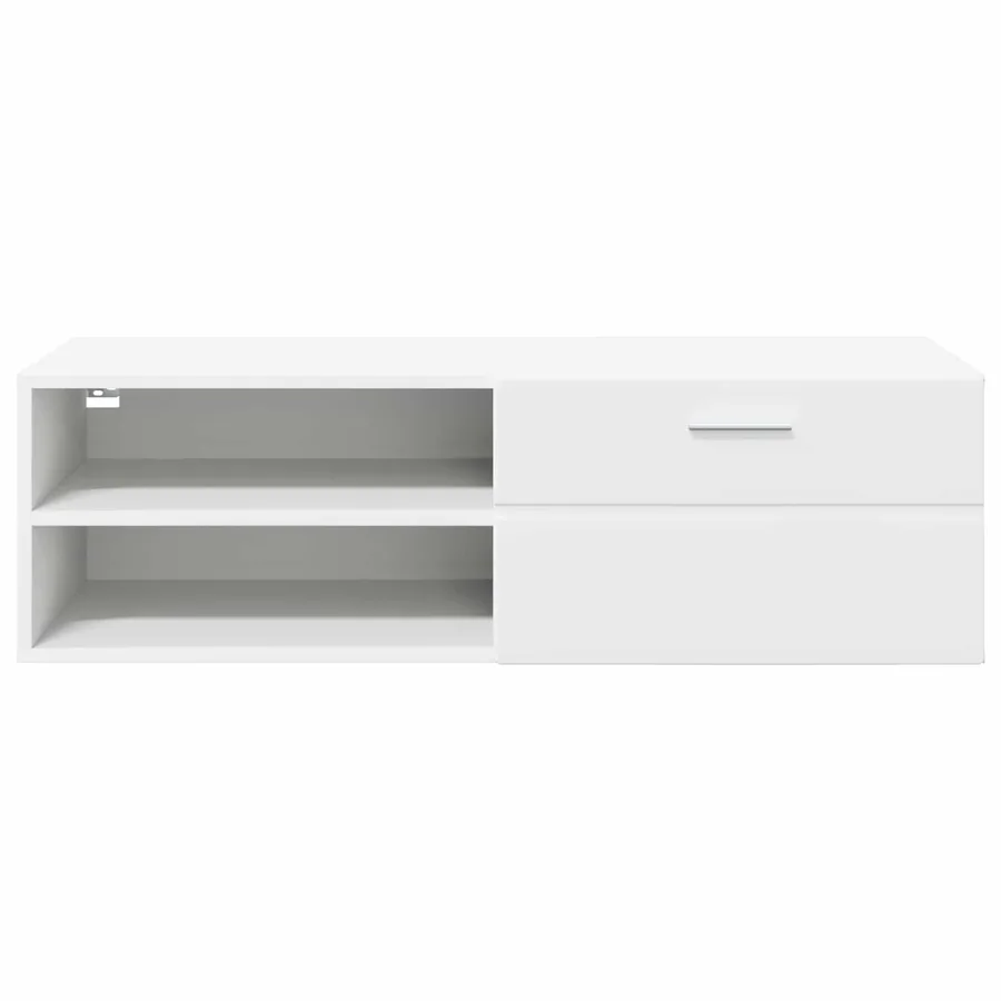 Cabinet en Bois Blanc 100,5 x 39 x 30 cm Bois d'ingénierie - 6