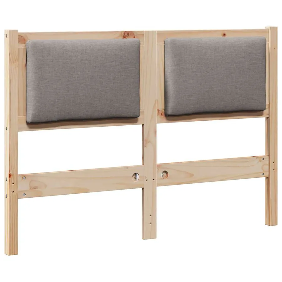 Tête de lit Autre Marron 120 cm Bois massif en pin - 2