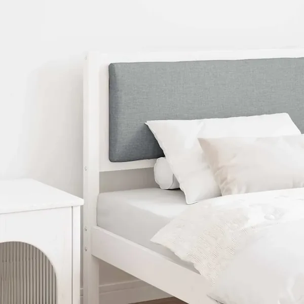 Tête de lit Autre Blanc 90 cm Bois massif en pin