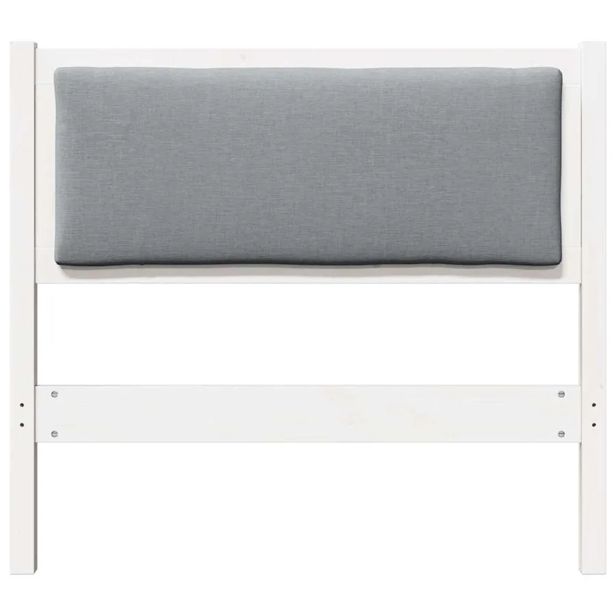 Tête de lit Autre Blanc 90 cm Bois massif en pin - 4