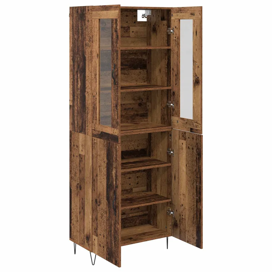Haut Armoire Bois Ancien 69,5 x 34 x 180 cm Bois d'ingénierie - 5