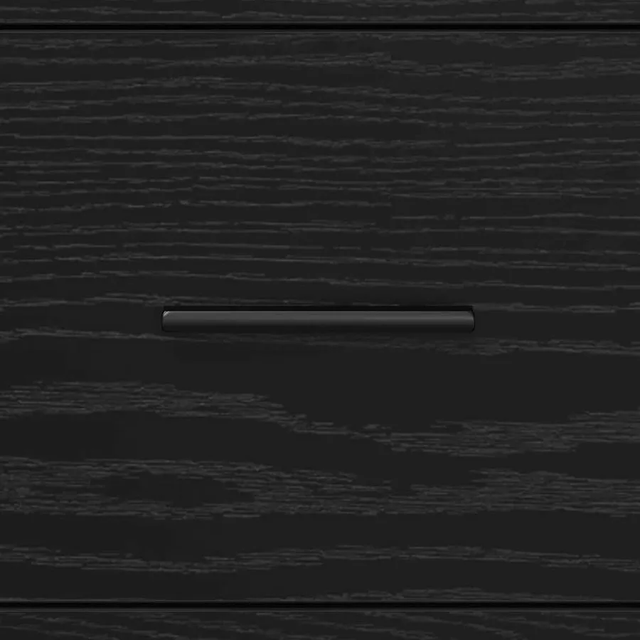 Ensemble de mobilier de salle de bain avec tiroir Chêne noir - 9