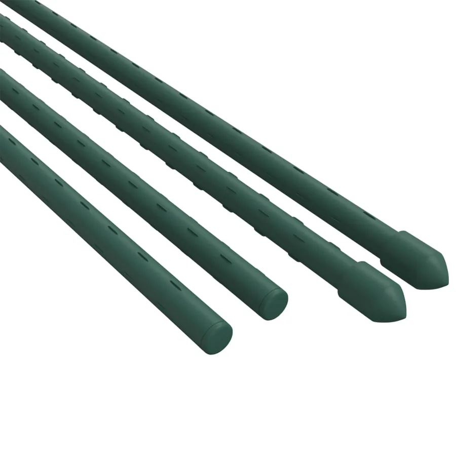 Piquets pour plantes de jardin 30 pcs vert 115 cm acier - 4