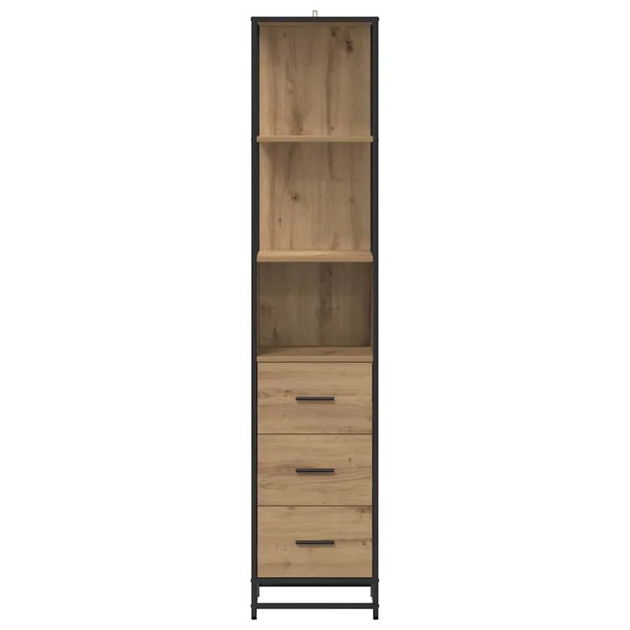 Ensemble de mobilier de salle de bain Chêne artisanal - 6