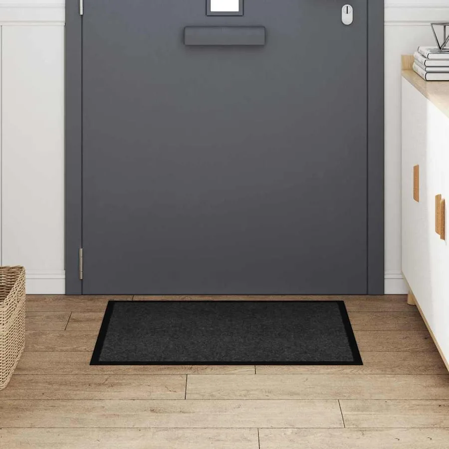 Tapis de porte Anthracite 60 x 40 x 1.2 cm Tissu en teddy - 3