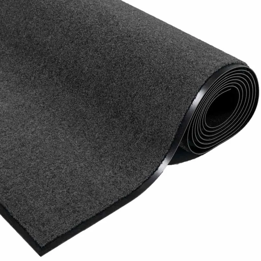 Tapis de porte Anthracite 60 x 40 x 1.2 cm Tissu en teddy - 5