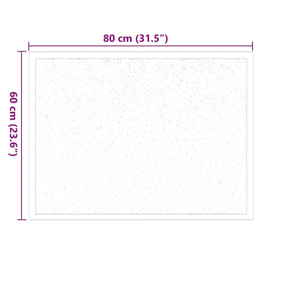 Tapis de porte Anthracite 60 x 40 x 1.2 cm Tissu en teddy - 7