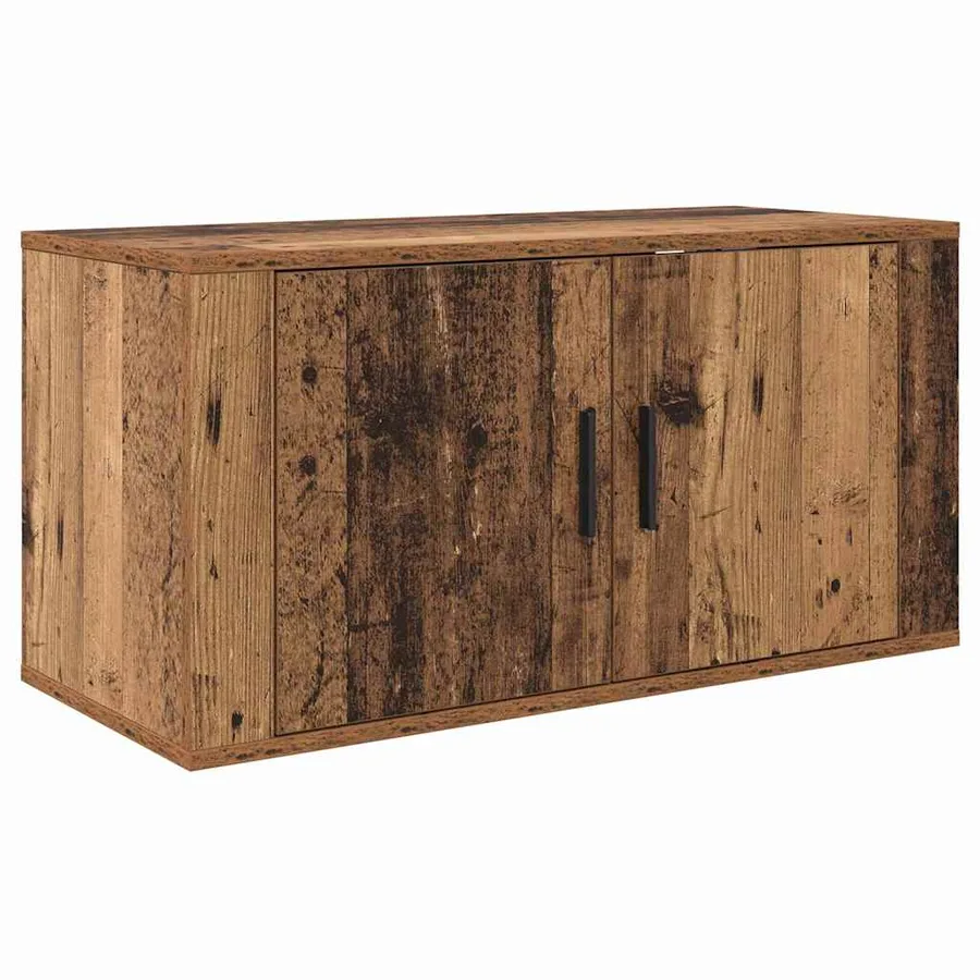Ensemble de meuble TV mural 3 pcs Bois Ancien 80 x 34,5 x 40 cm - 5