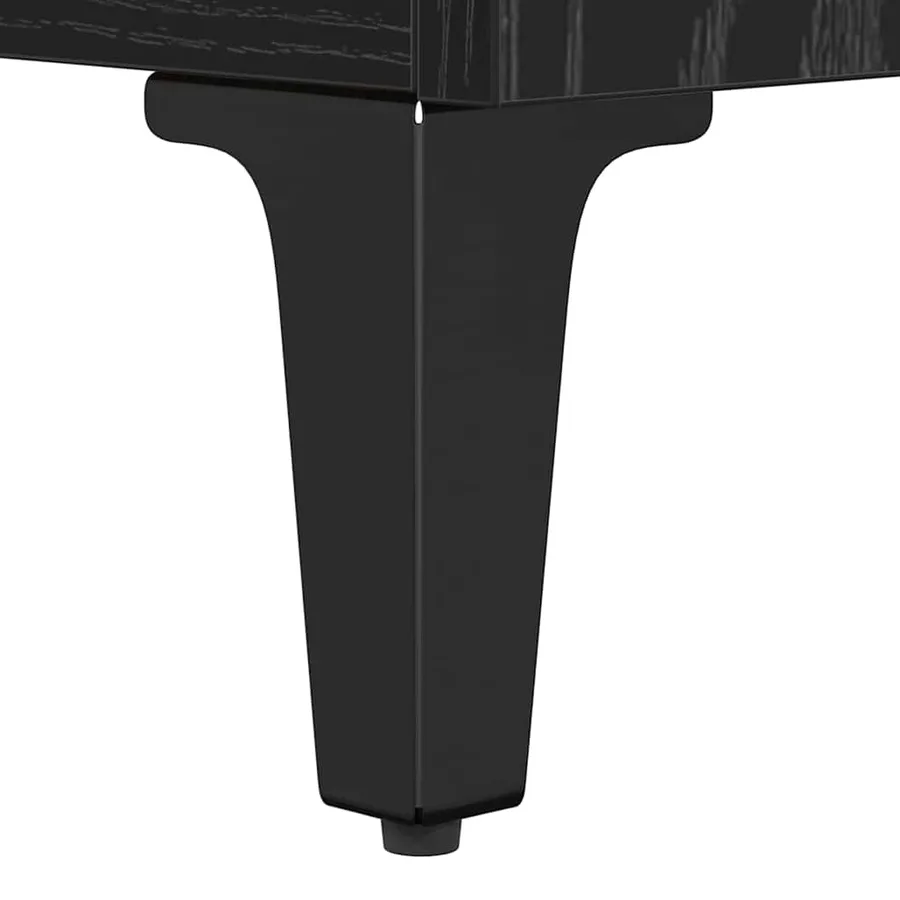 Ensemble de mobilier de salle de bain 3 pcs Chêne noir - 11