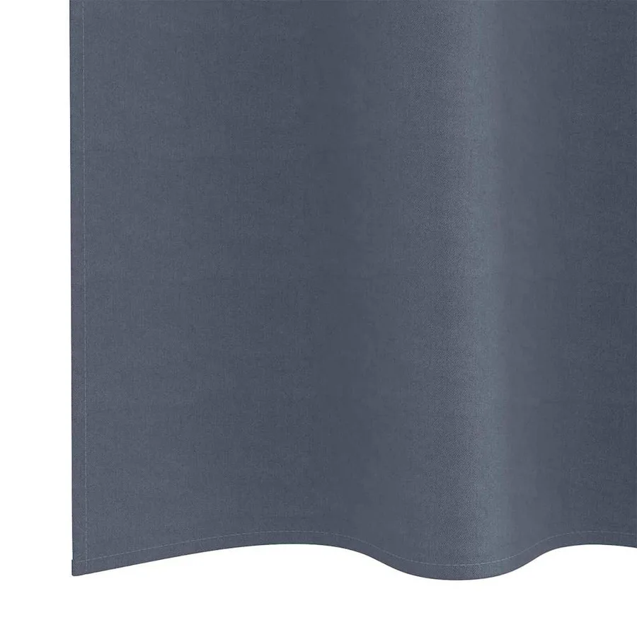 Rideaux occultants avec anneaux 2 pcs Anthracite 175 x 140 cm - 6