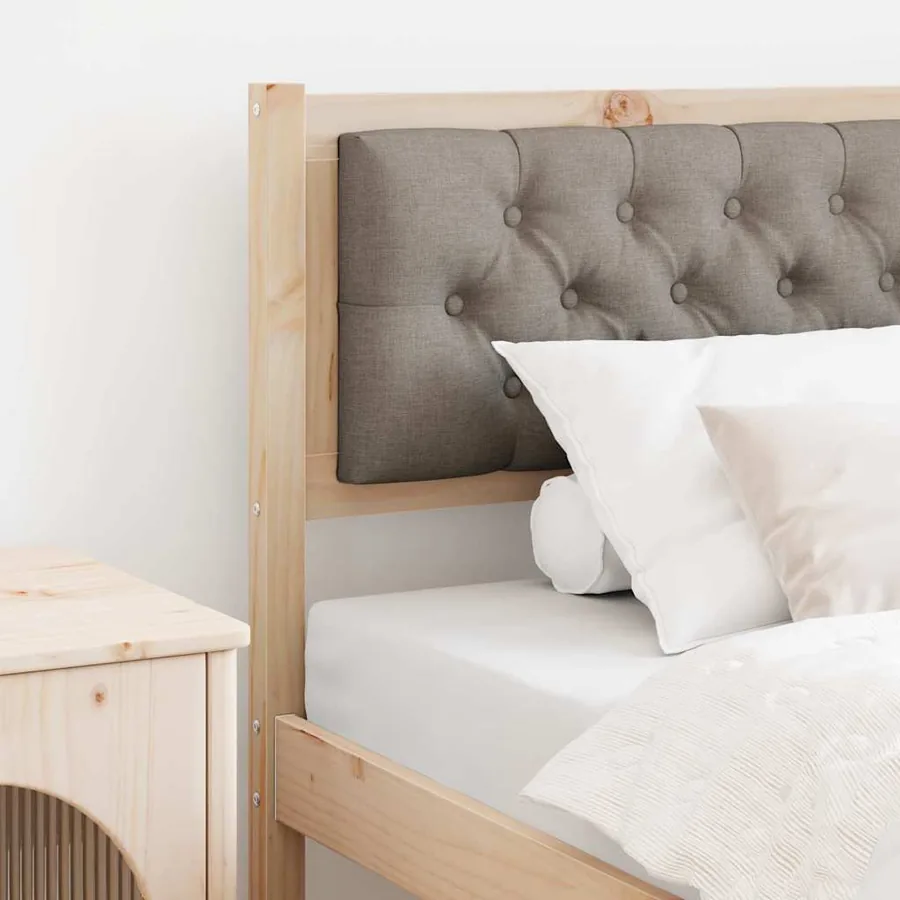 Tête de lit Autre Marron et taupe 90 cm Bois massif en pin
