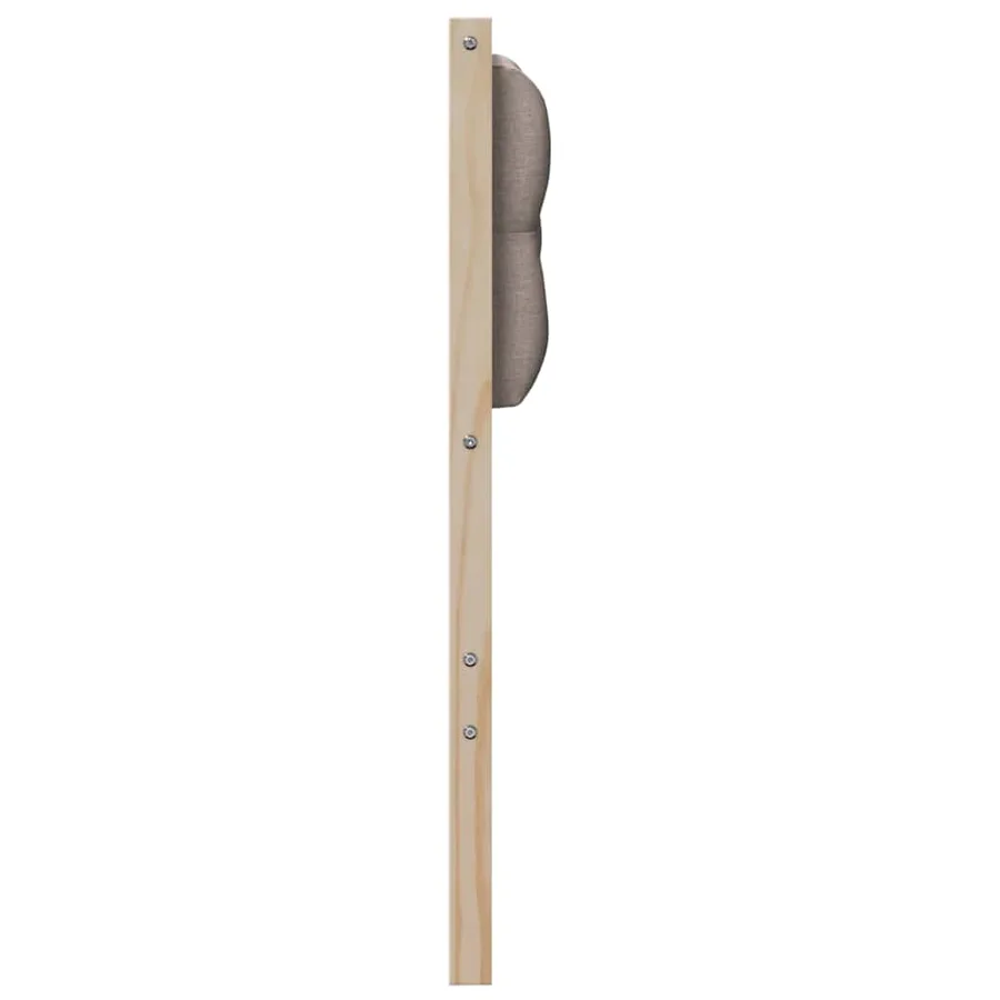 Tête de lit Autre Marron et taupe 90 cm Bois massif en pin - 5