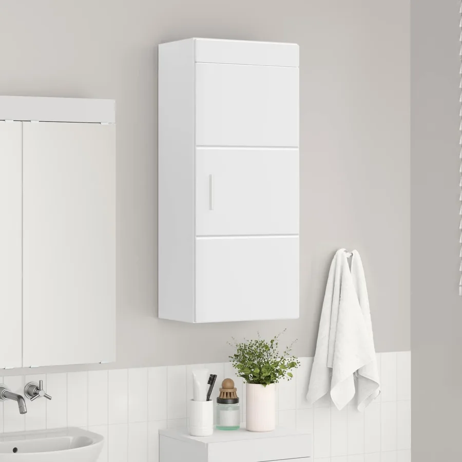 Armoire murale de salle de bain TULUM Blanc 37 x 24,5 x 86 cm - 4