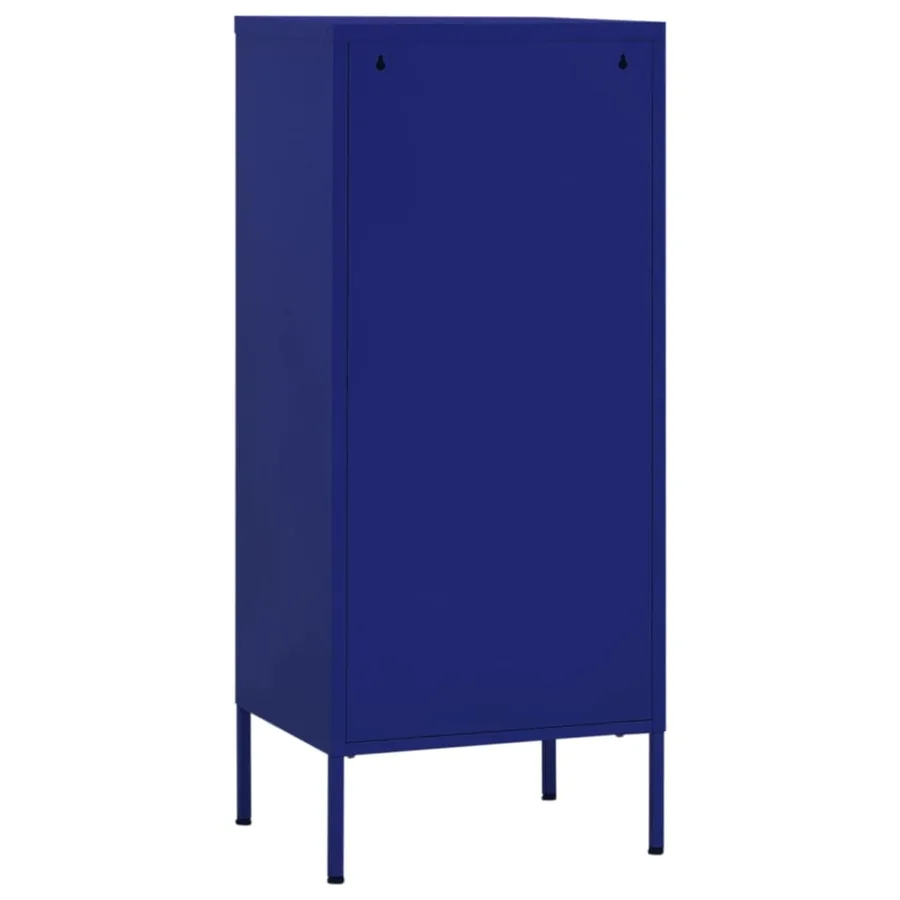 Armoire de rangement Bleu marine 42,5x35x101,5 cm Acier - 5