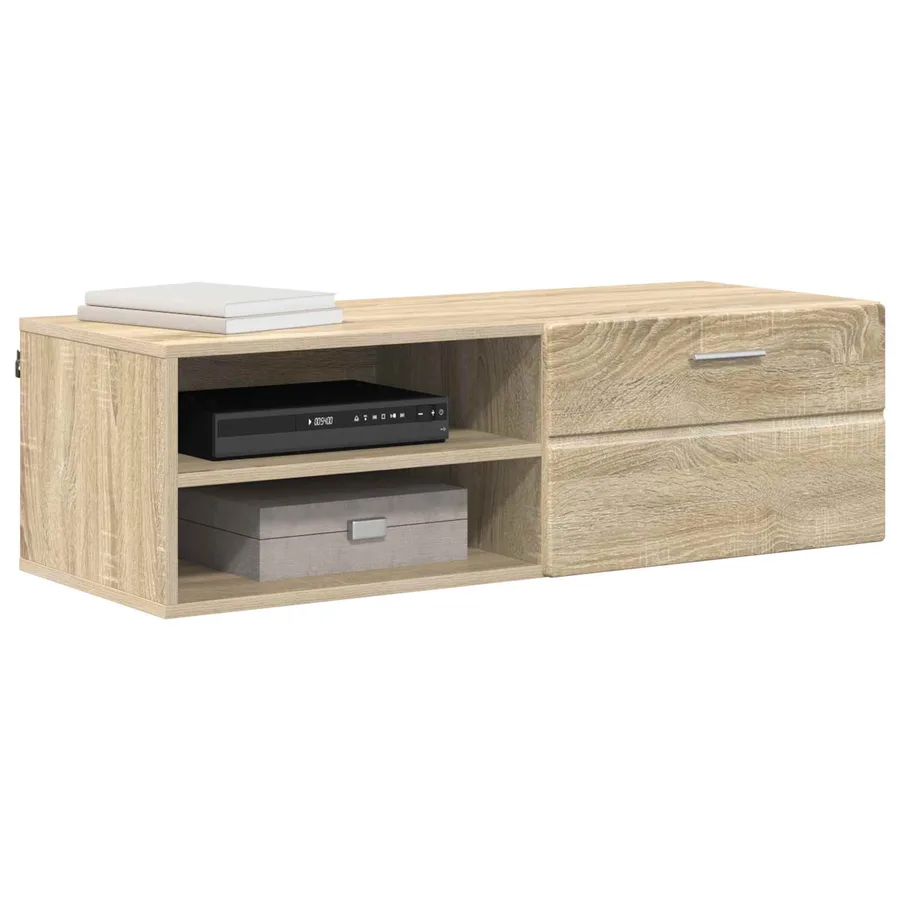 Cabinet en Bois avec tiroir Chêne Sonoma 100,5 x 39 x 30 cm - 3