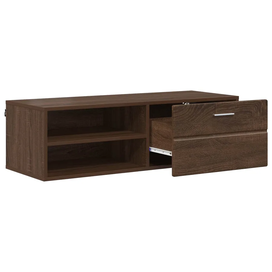 Cabinet en Bois Chêne brun 100,5 x 39 x 30 cm Bois d'ingénierie - 5