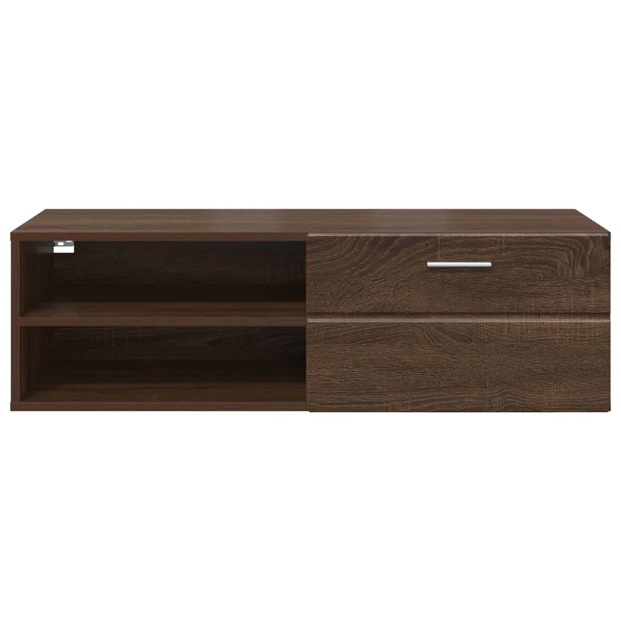 Cabinet en Bois Chêne brun 100,5 x 39 x 30 cm Bois d'ingénierie - 6