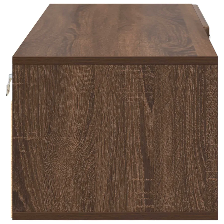 Cabinet en Bois Chêne brun 100,5 x 39 x 30 cm Bois d'ingénierie - 7