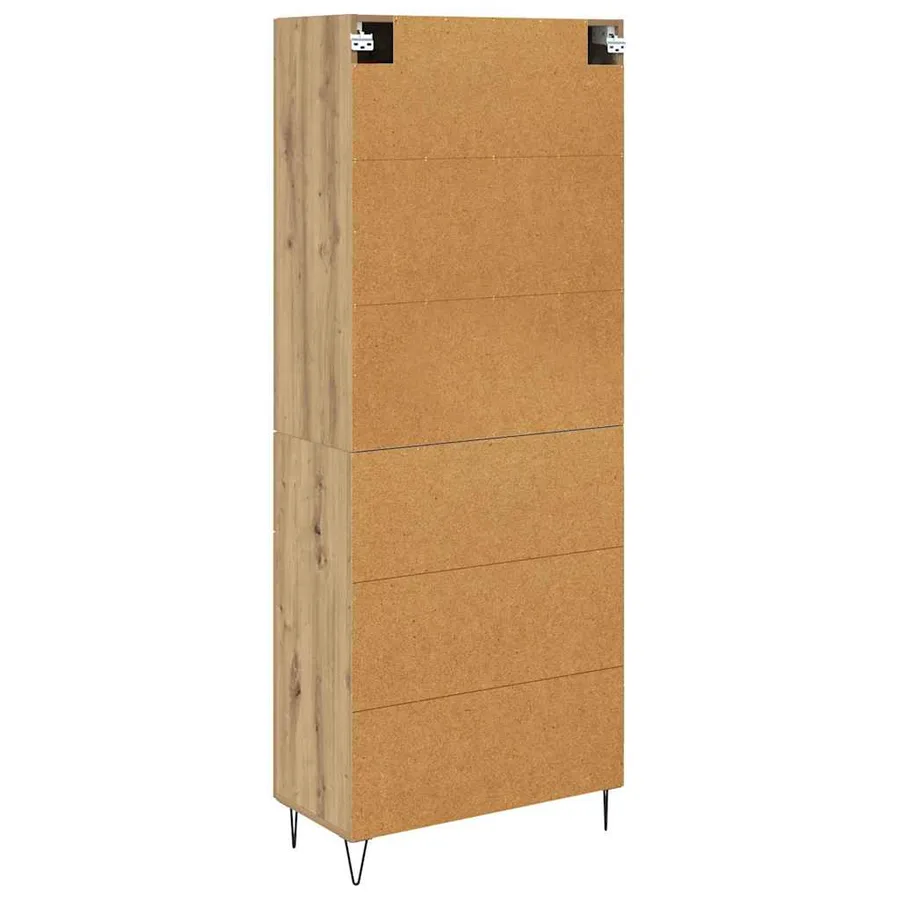 Haut Armoire Chêne artisanal 69,5 x 34 x 180 cm - 10