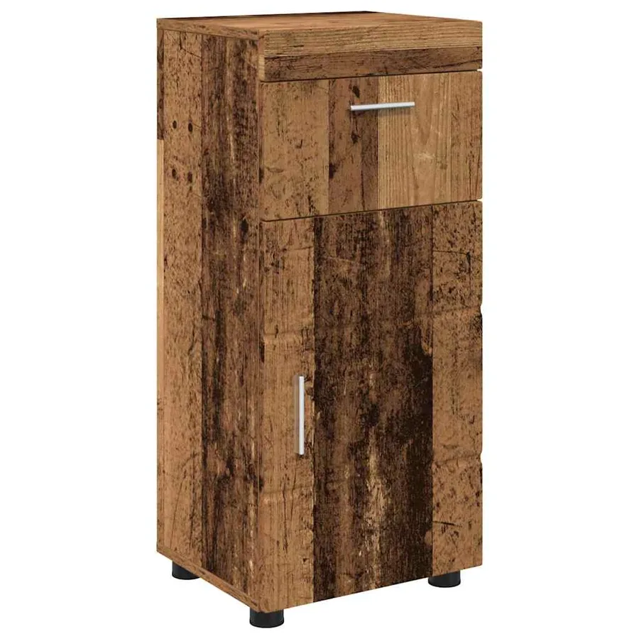 Ensemble de mobilier de salle de bain TULUM 5 pcs Bois ancien - 9