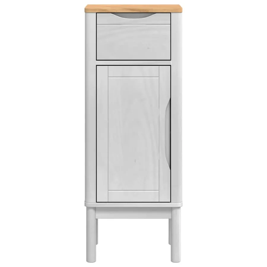 Armoire de salle de bain avec porte FLORO Blanc 35 x 30 x 90 cm - 6