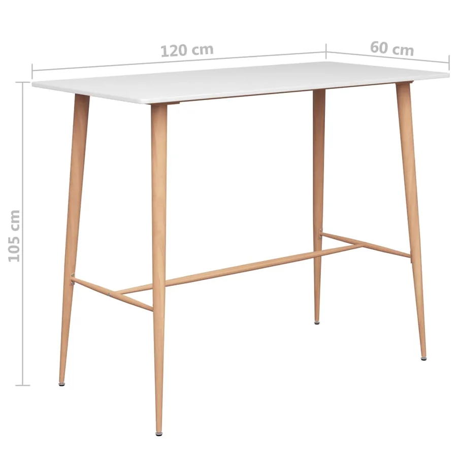 Ensemble de bar 5 pcs Blanc - 12