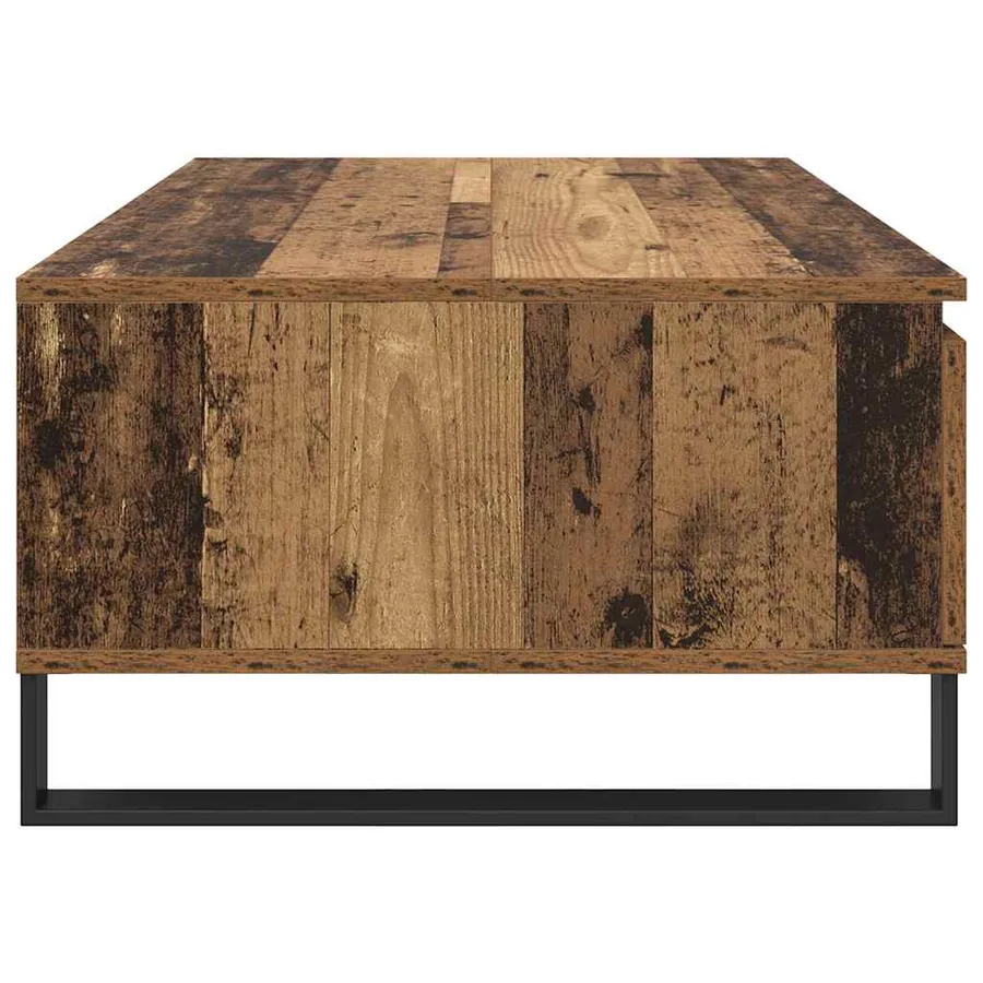Table basse Bois Ancien 90 x 60 x 35 cm Bois d'ingénierie - 7