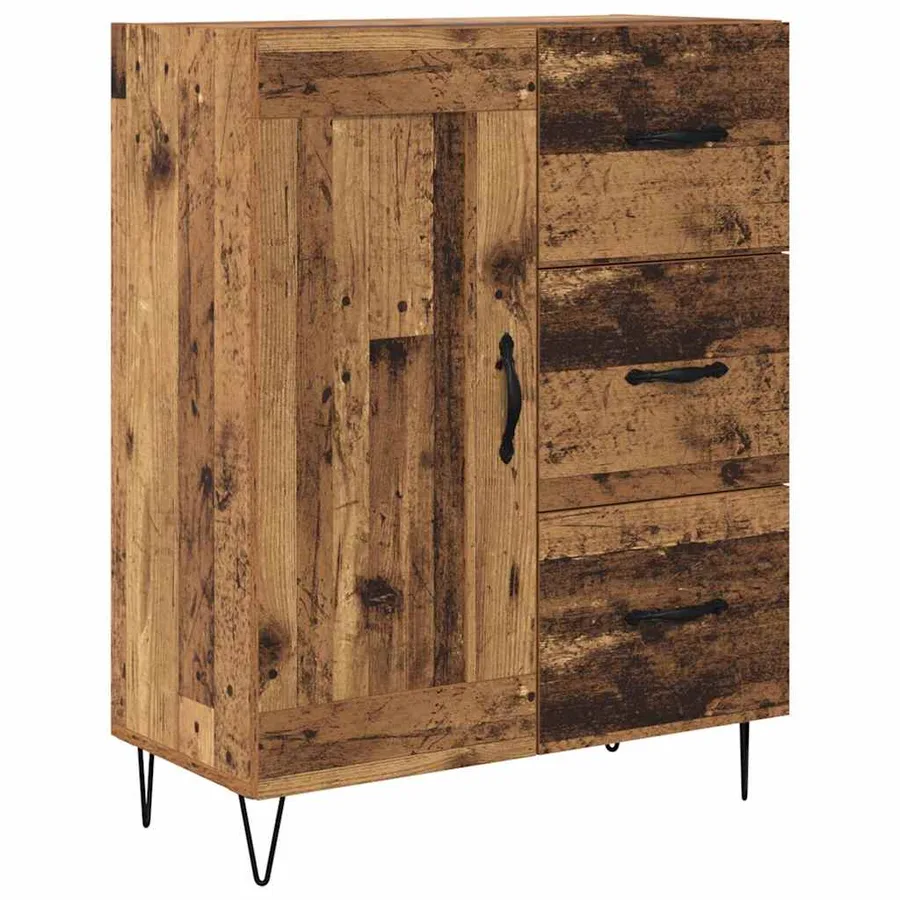 Haut Armoire Bois Ancien 69,5 x 34 x 180 cm Bois d'ingénierie - 6