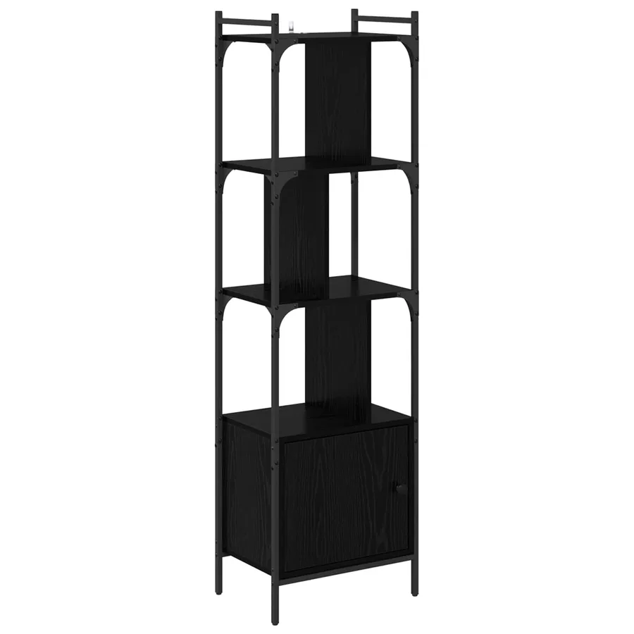 Bibliothèque Chêne noir 44,5 x 30 x 154,5 cm Bois d'ingénierie - 2
