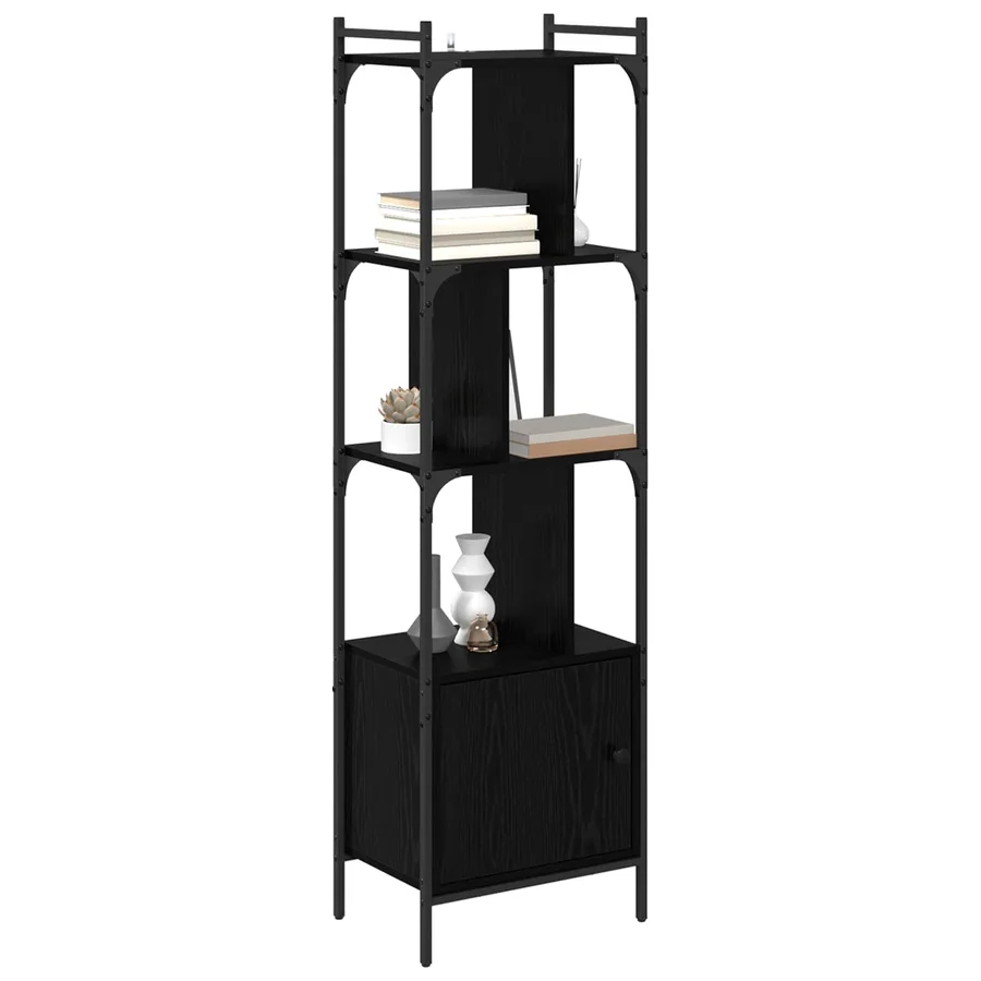 Bibliothèque Chêne noir 44,5 x 30 x 154,5 cm Bois d'ingénierie - 3