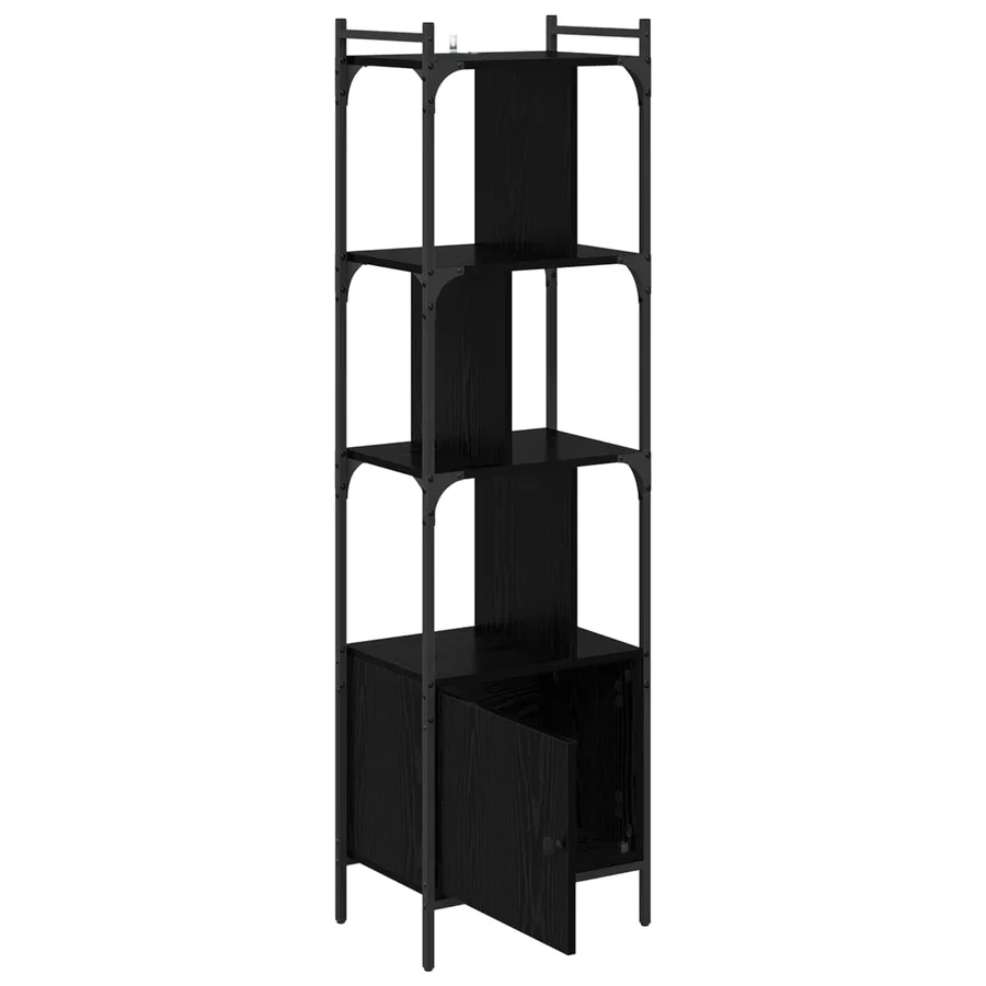 Bibliothèque Chêne noir 44,5 x 30 x 154,5 cm Bois d'ingénierie - 5