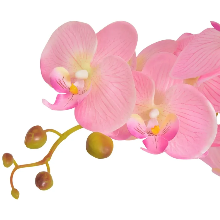 Plante artificielle avec pot Orchidée 75 cm Rose - 2