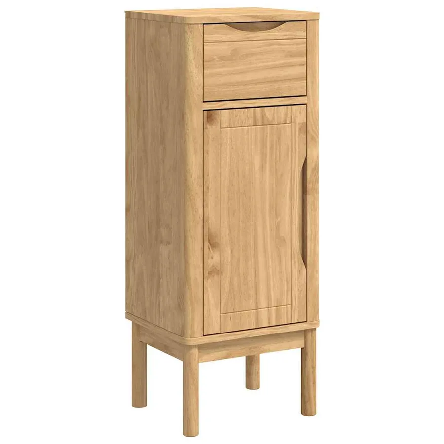 Ensemble de mobilier de salle de bain FLORO 4 pcs Cire marron - 7