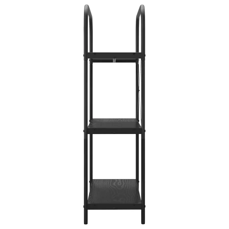 Étagère Chêne noir 80 x 30 x 109 cm Bois d'ingénierie - 6