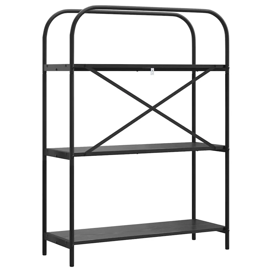 Étagère Chêne noir 80 x 30 x 109 cm Bois d'ingénierie - 7