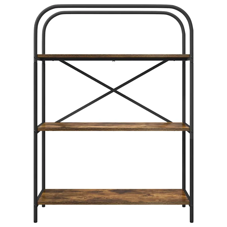 Étagère Chêne fumé 80 x 30 x 109 cm Bois d'ingénierie - 5