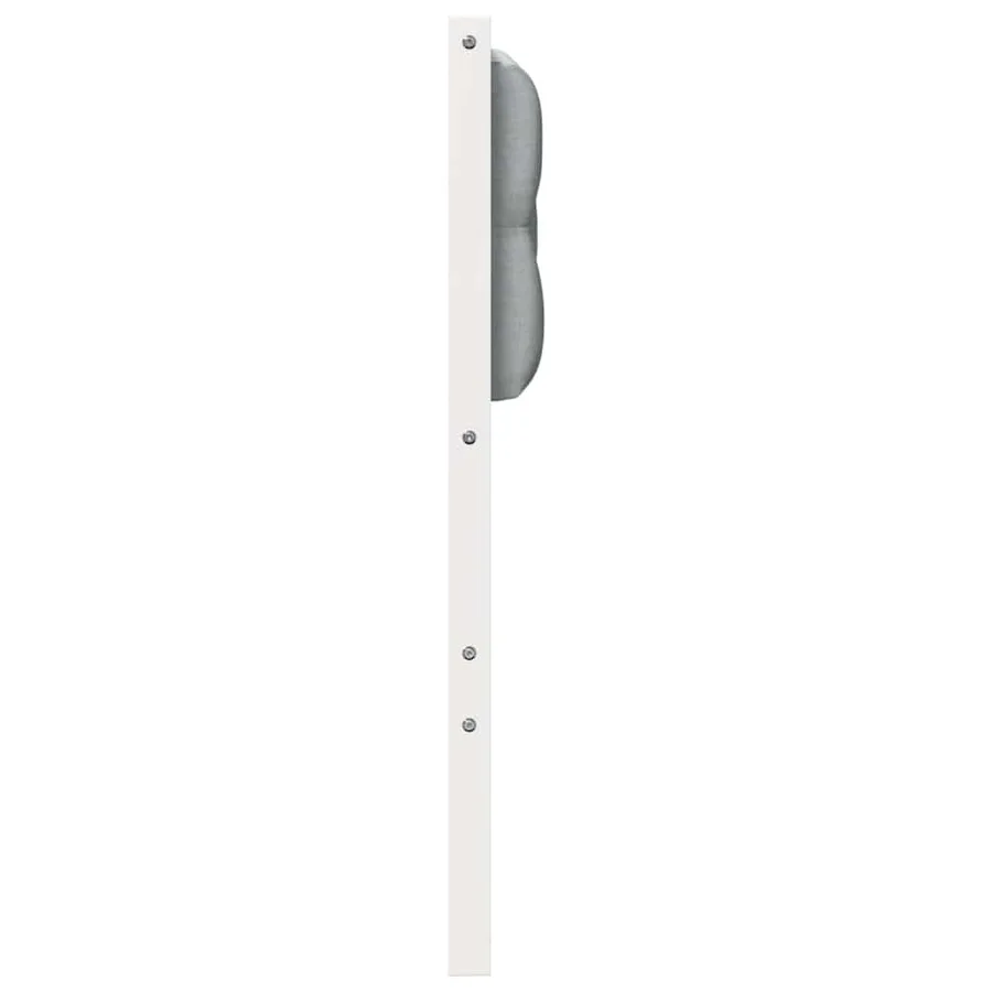 Tête de lit Autre Blanc et gris clair 135 cm Bois massif en pin - 5