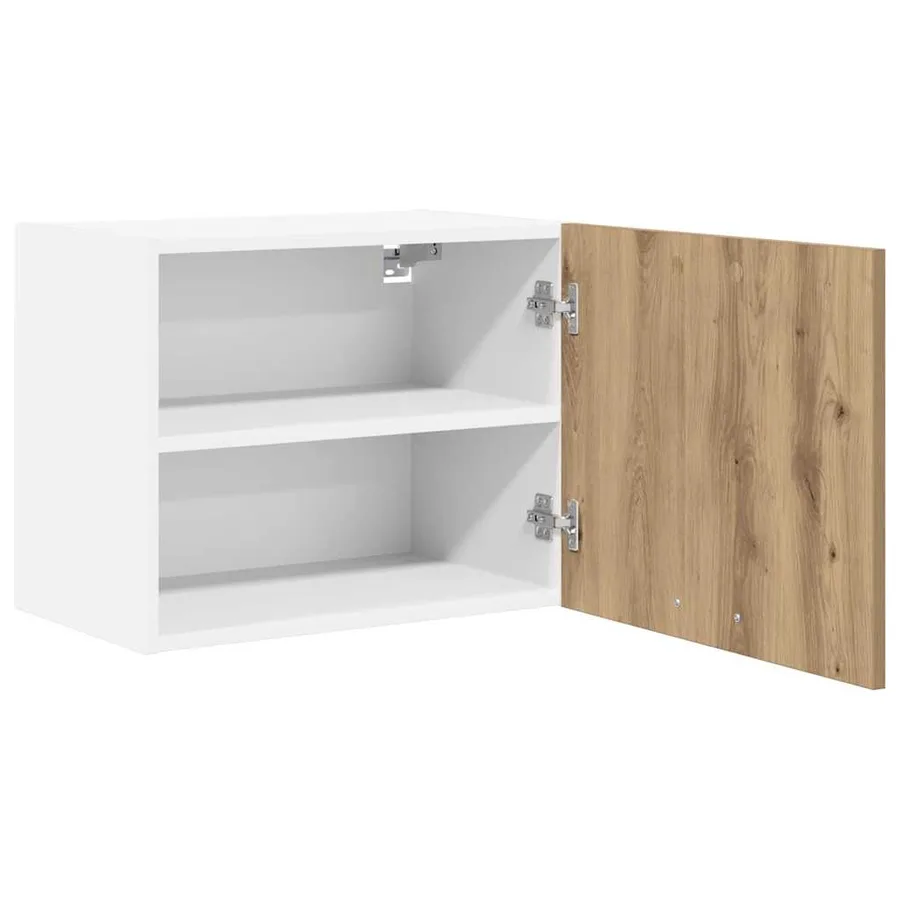 Armoire suspendue 2 pcs Chêne Artisan et Blanc 50 x 31 x 40 cm - 6