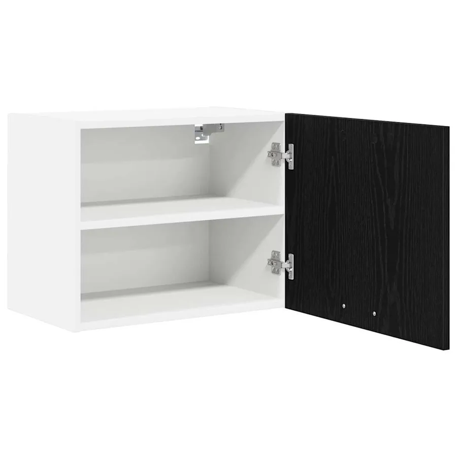 Armoire suspendue 2 pcs Chêne noir et Blanc 50 x 31 x 40 cm - 6