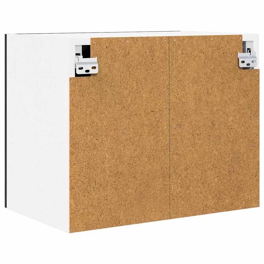 Armoire suspendue 2 pcs Chêne noir et Blanc 50 x 31 x 40 cm - 9