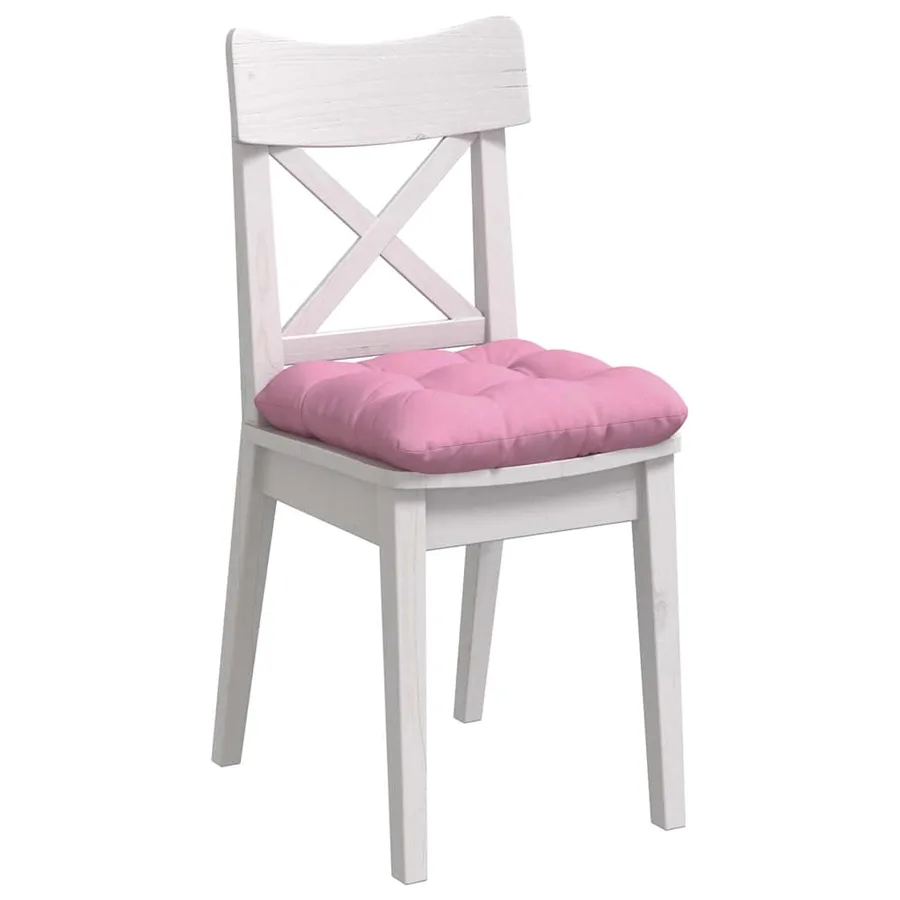 Coussins de siège 4 pcs Rose 45 x 45 x 12 cm tissu - 3