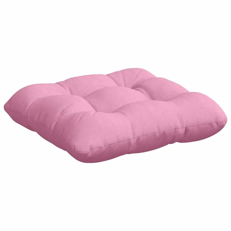 Coussins de siège 4 pcs Rose 45 x 45 x 12 cm tissu - 5