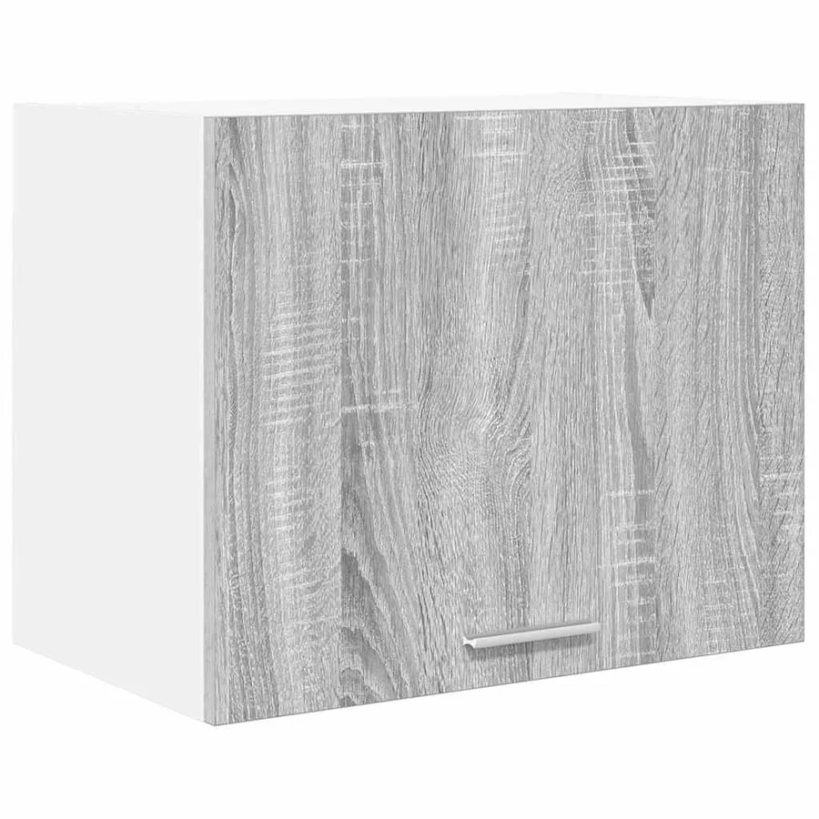 Armoire suspendue Gris Sonoma et Blanc 50 x 31 x 40 cm - 2