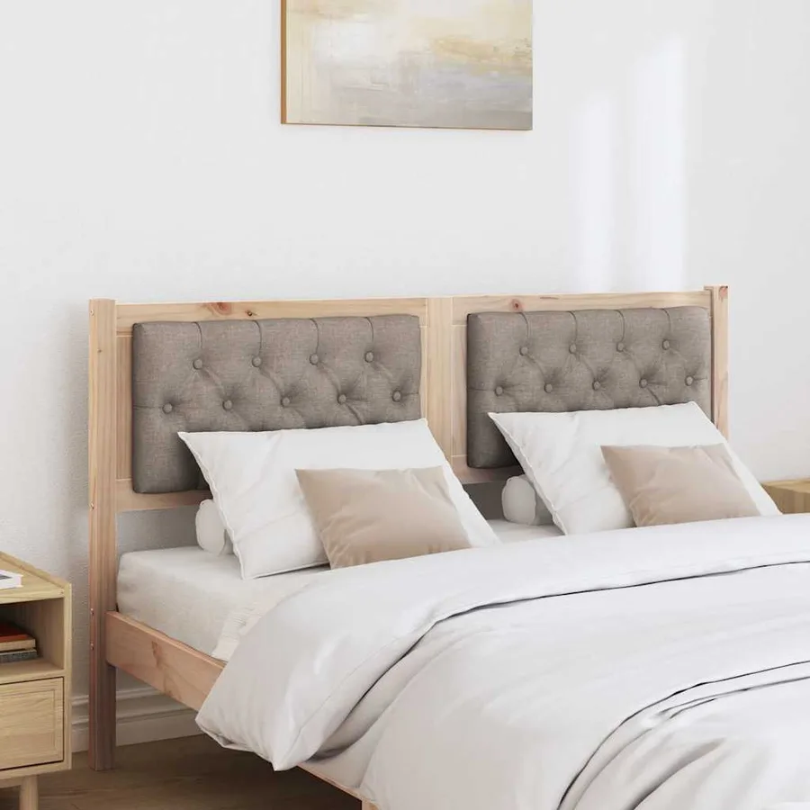 Tête de lit Autre Marron et taupe 150 cm Bois massif en pin - 3