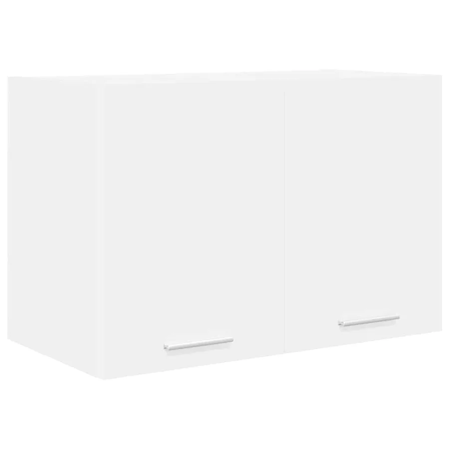 Armoire suspendue 2 pcs Blanc 60 x 31 x 40 cm Bois d'ingénierie - 5