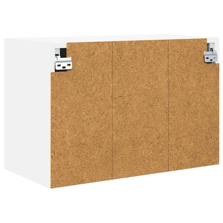 Armoire suspendue 2 pcs Blanc 60 x 31 x 40 cm Bois d'ingénierie - 9