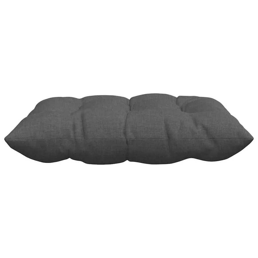 Coussins de siège 4 pcs Gris foncé 40 x 40 x 6 cm tissu - 6