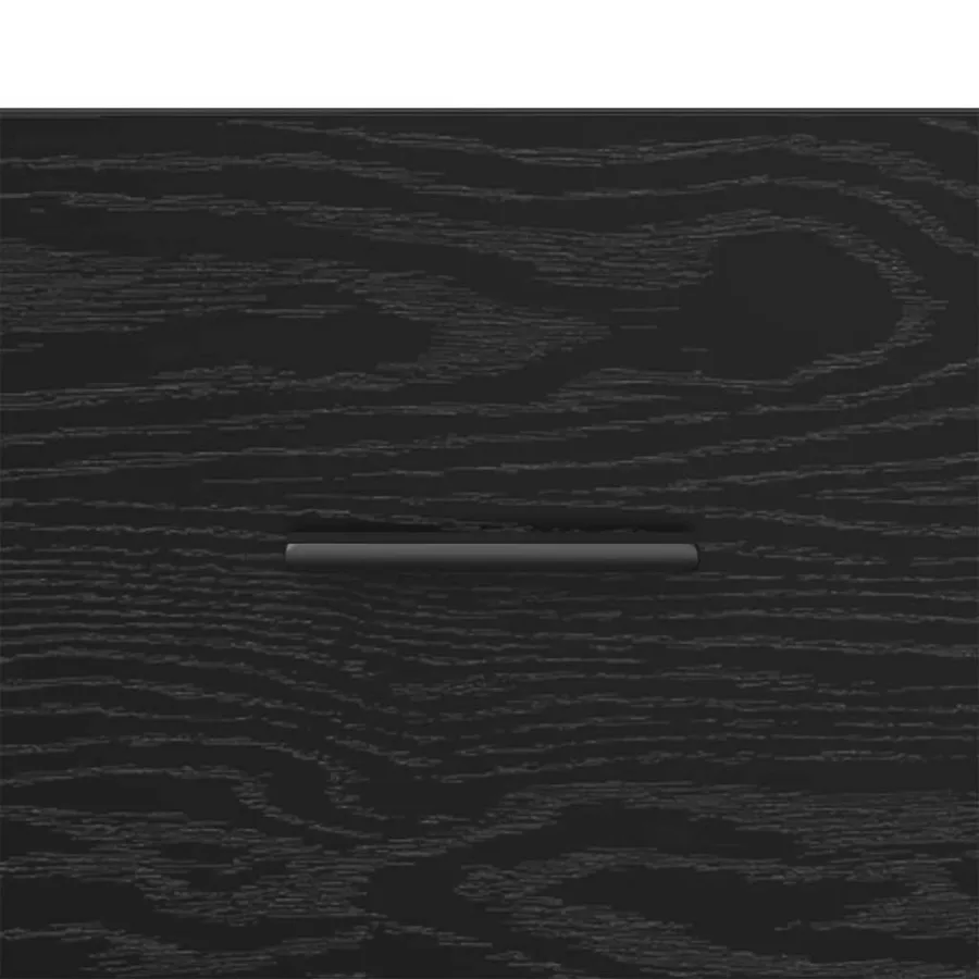 Cabinet de chevet avec tiroir Chêne noir 40 x 35 x 47,5 cm - 8