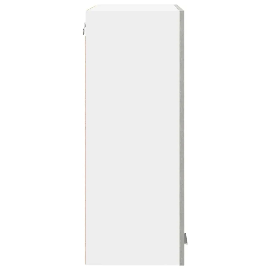 Armoire suspendue Gris béton 60 x 31 x 80 cm Bois d'ingénierie - 7